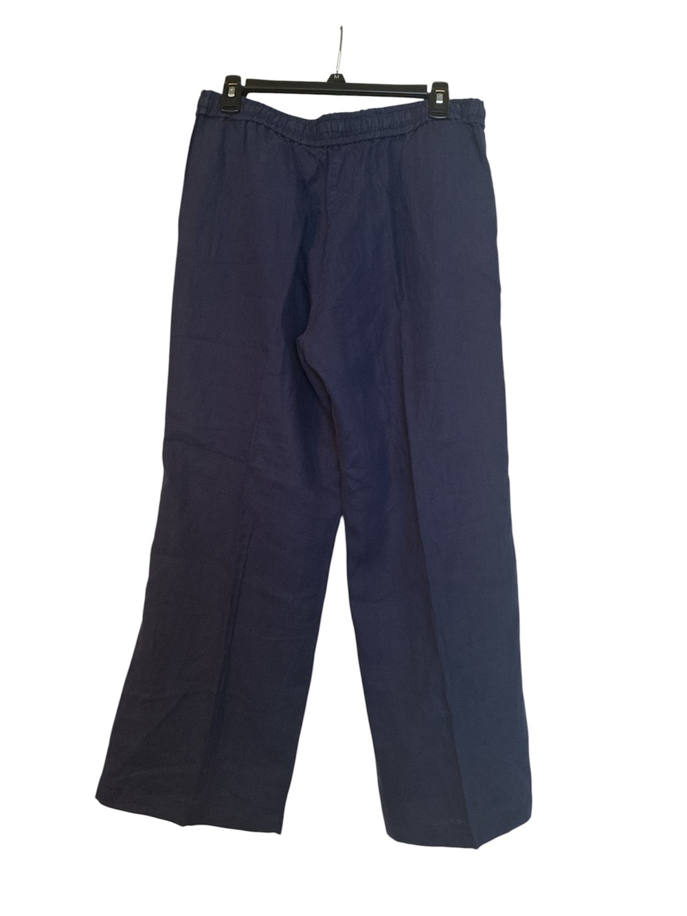 Tommy Bahama Womenโs Navy Drawstring 100% Linen Pants. Size Medium. - Picture 4 of 15